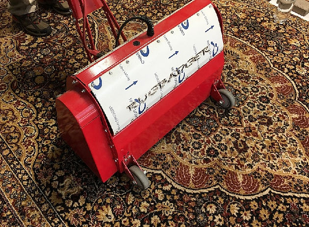 Strap Dusting - We use the "Rug Badger"